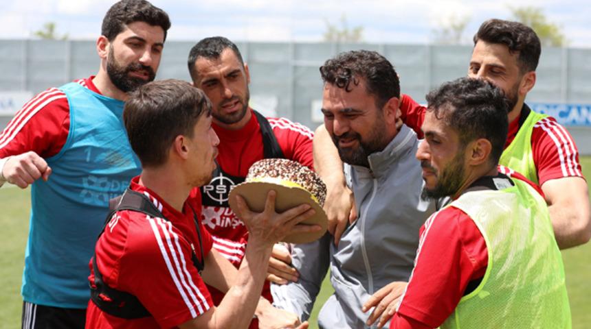  Sivasspor'da neşeli antrenman