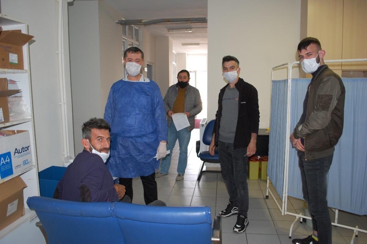 Malkara&rsquo;da kuaf&ouml;rler korona vir&uuml;s testinden ge&ccedil;ti