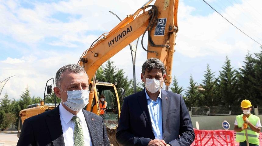 K&ouml;sek&ouml;y&rsquo;de alt yapı &ccedil;alışmaları 15 Haziran&rsquo;da tamamlanacak