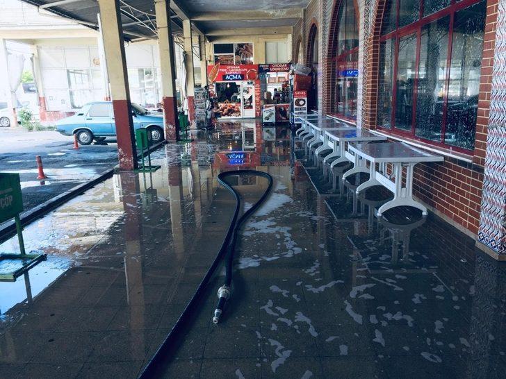 Otogarda dezenfekte çalışması G2