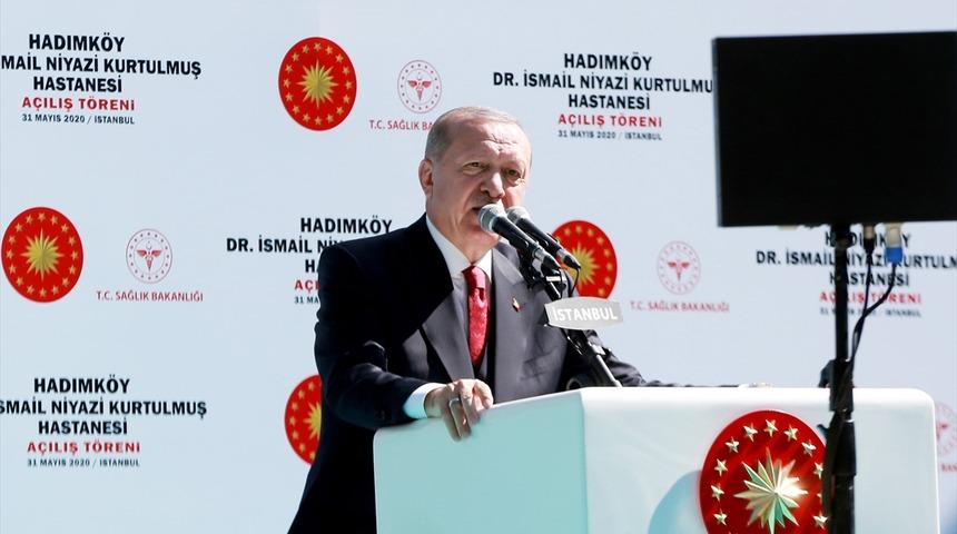 Cumhurbaşkanı Erdoğan Dr. İsmail Niyazi Kurtulmuş Hastanesi a&ccedil;ılışında konuştu