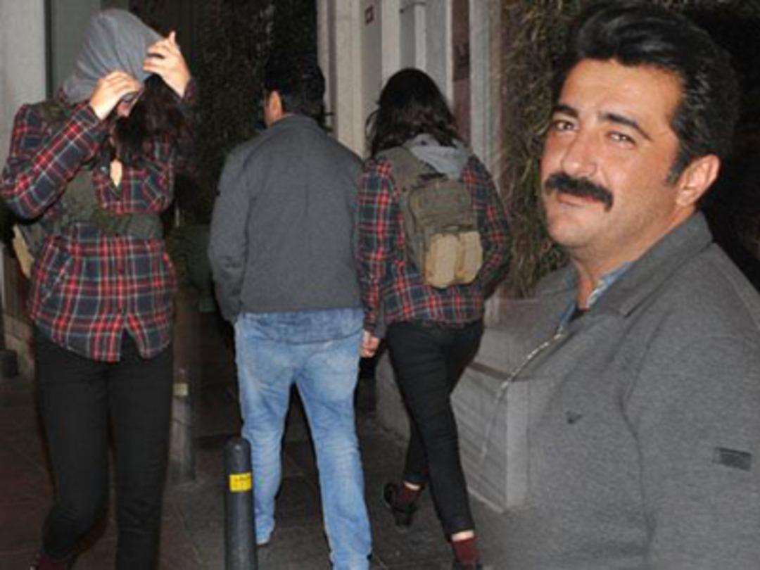 Celil Nal&ccedil;akan, kız arkadaşıyla gecelerde