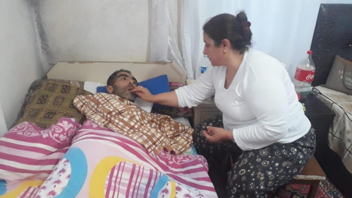 Beyni su toplayan eşi i&ccedil;in g&ouml;zyaşları arasında yardım istedi