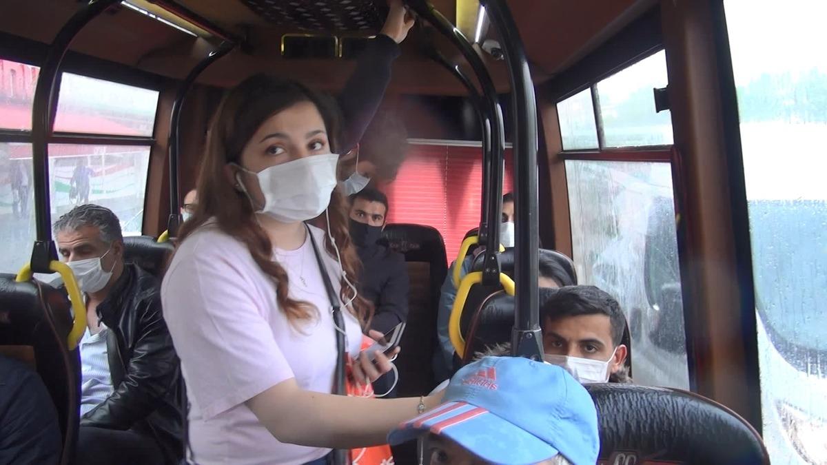 Esenyurt'ta minib&uuml;sten 7 yerine 35 yolcu &ccedil;ıktı