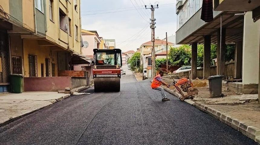Dalyan Sokak’ta asfalt tamamlandı