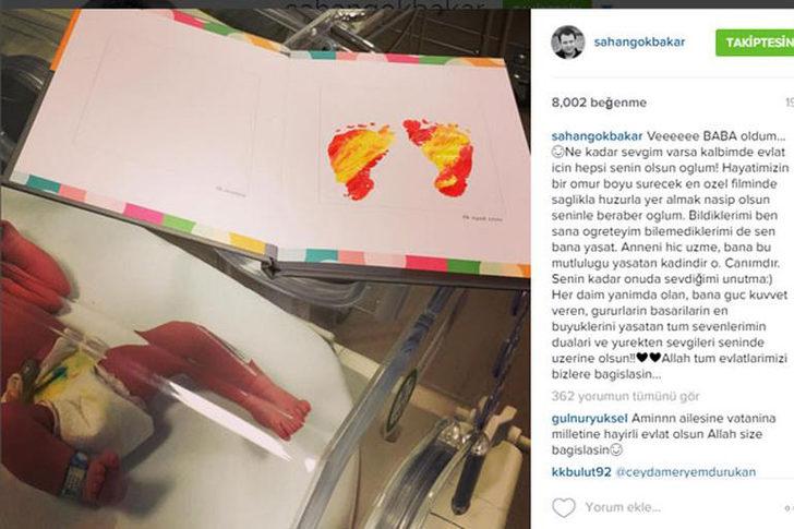 Şahan Gökbakar, Selin Ortaçlı çifti oğullarına Deniz Efe ismi verdi G3