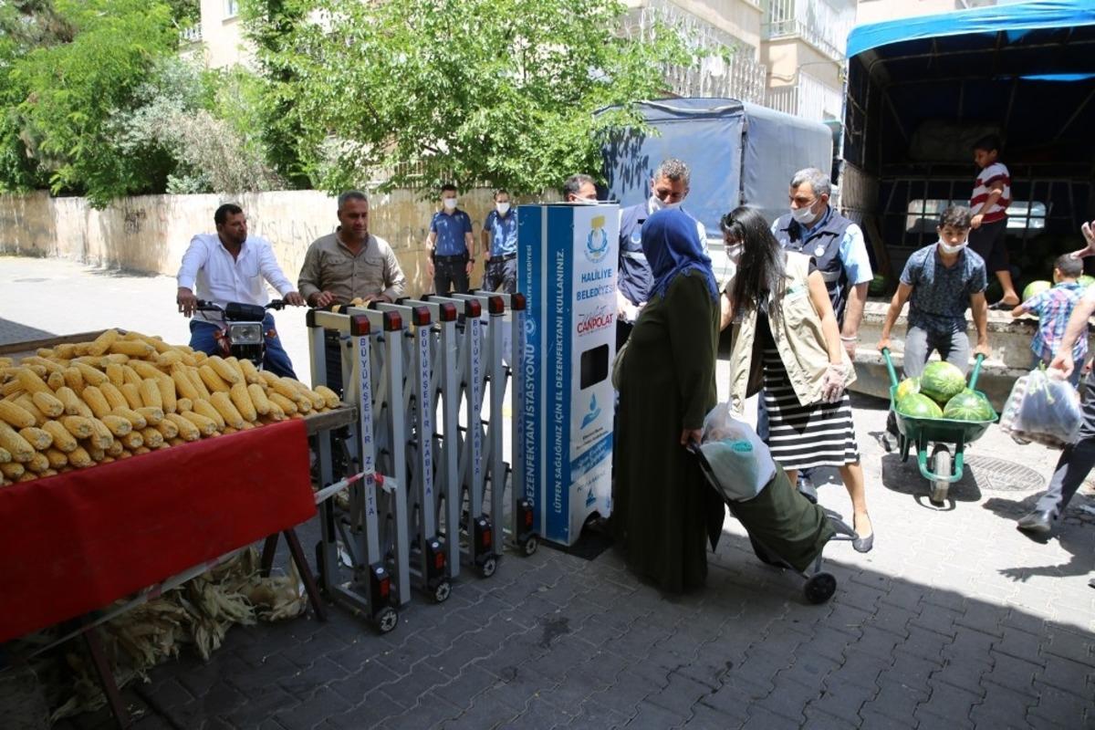 Haliliye zabıtasından semt pazarlarına denetim