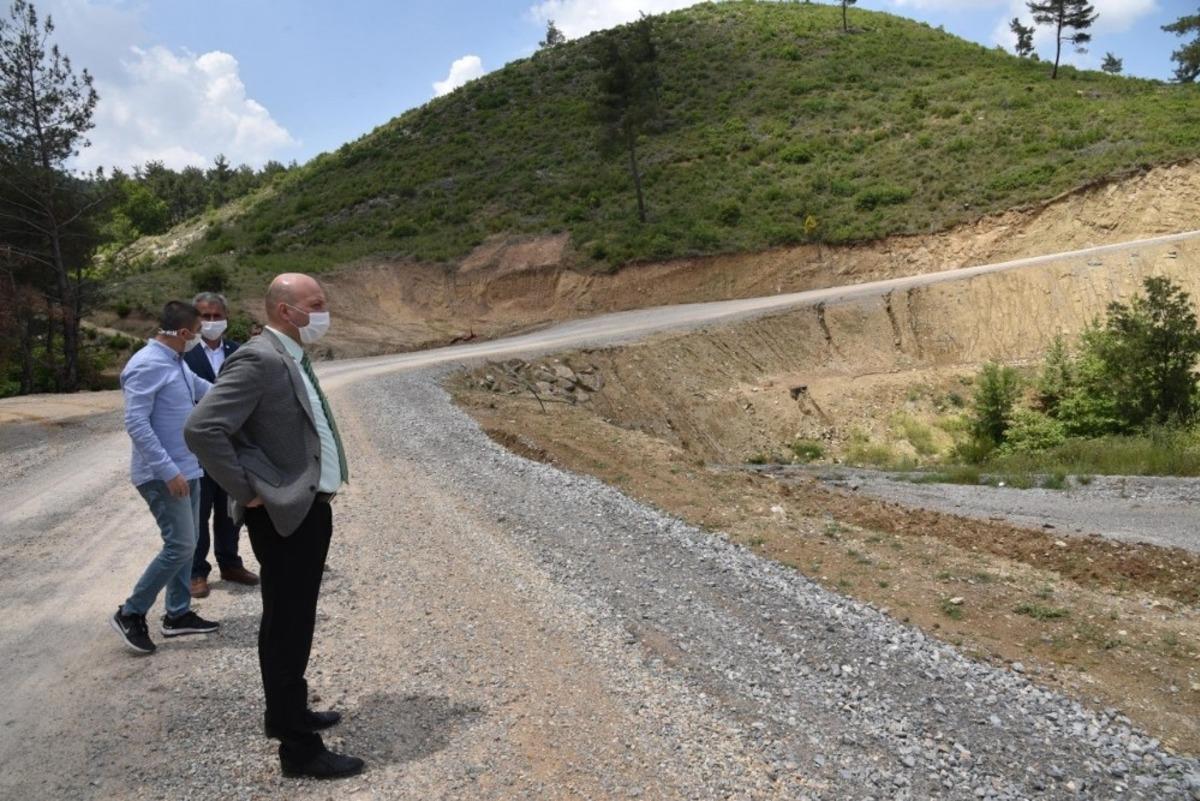 Manisa&rsquo;da heyelana karşı yeni yol yapıldı