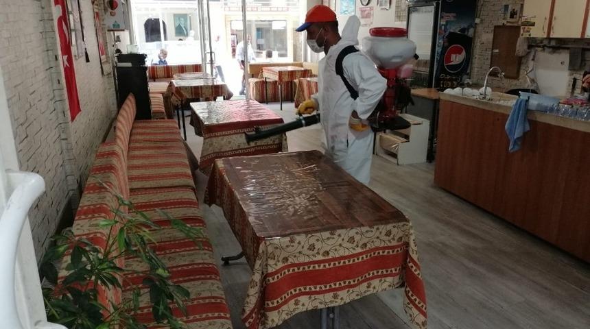 Nevşehir&rsquo;de &ccedil;ay ocağı ve kıraathaneler dezenfekte edildi