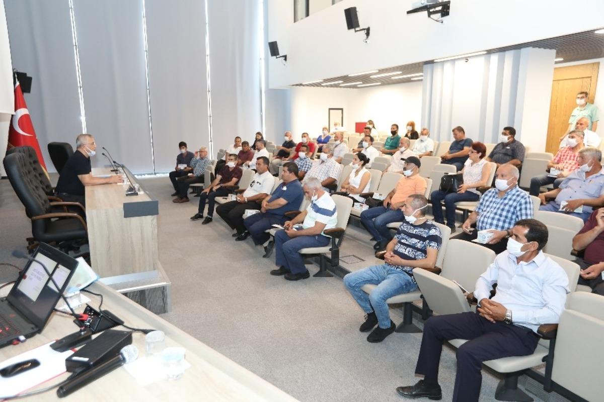 Mezitli Belediyesi, yaz yatırımlarını muhtarlarla birlikte planladı