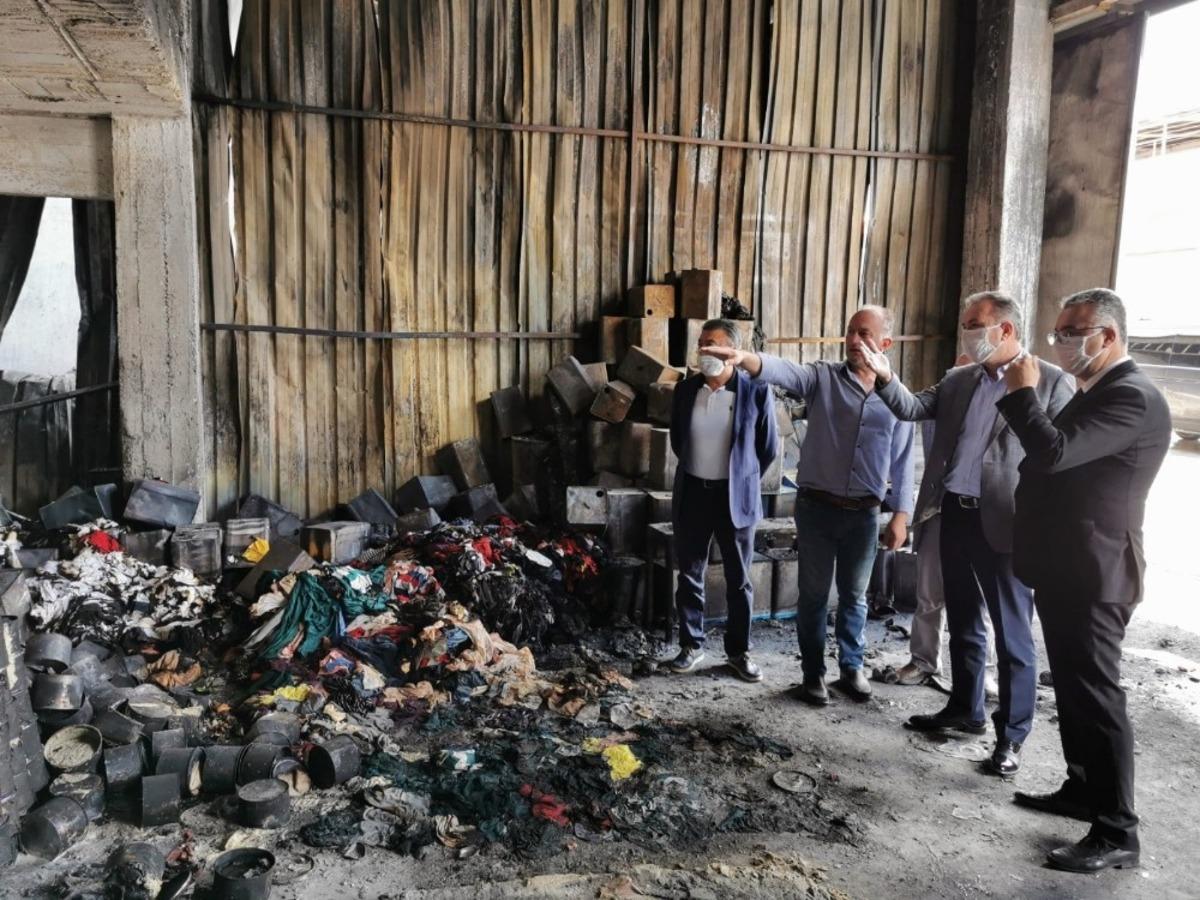 Ceylan ve Ahlatcı&rsquo;dan işyerleri yanan esnaflara ziyaret