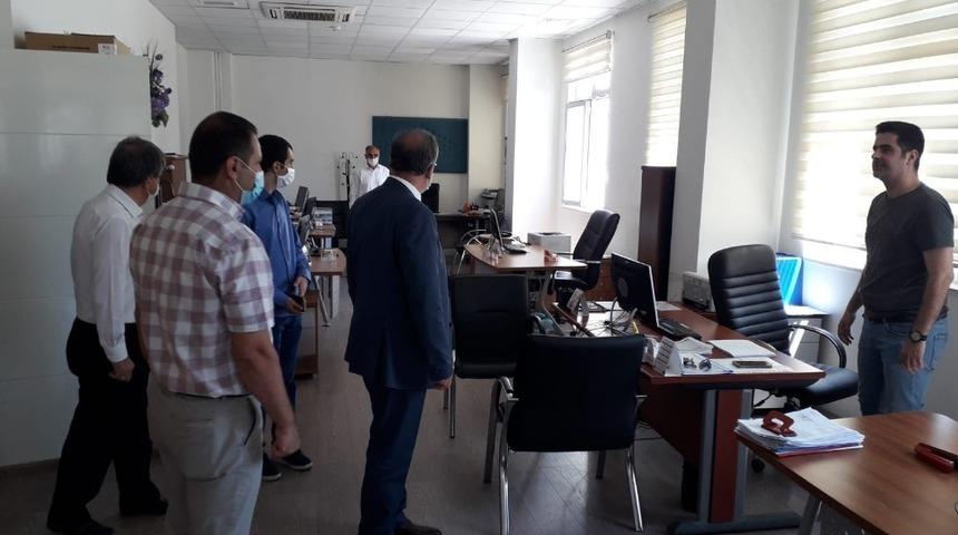 M&uuml;d&uuml;r Alag&ouml;z, Kahta MEM personeli ile bir araya geldi