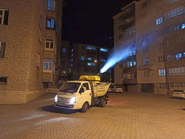 Bitlis Belediyesinden ilaçlama çalışması
