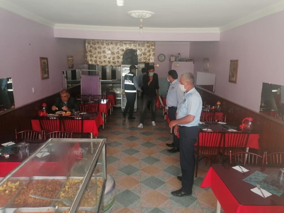 &Ccedil;aldıran&rsquo;da normalleşme s&uuml;reciyle a&ccedil;ılan iş yerleri denetlendi
