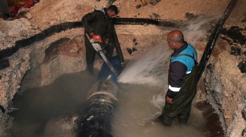 ŞUSKİ su arızasını giderdi