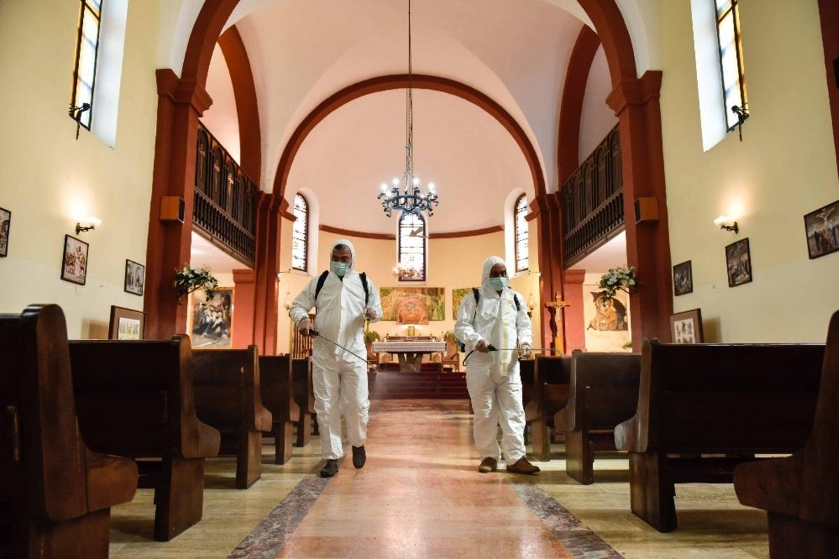 Bebekli Kilise&rsquo;de temizlik
