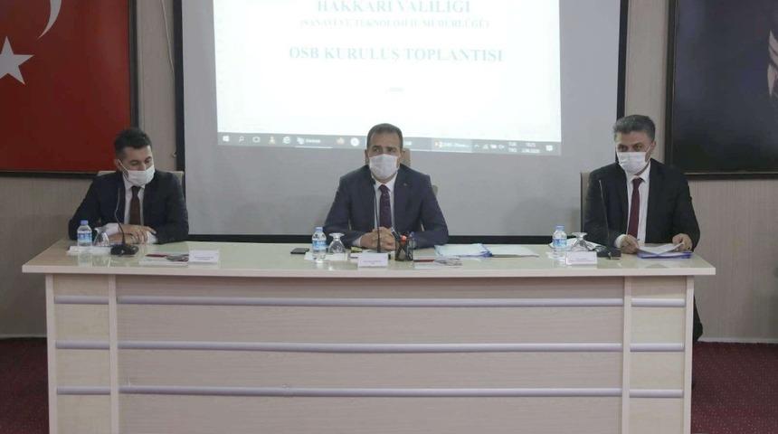 Hakkari’de ‘organize sanayi bölgesi’ konulu toplantı