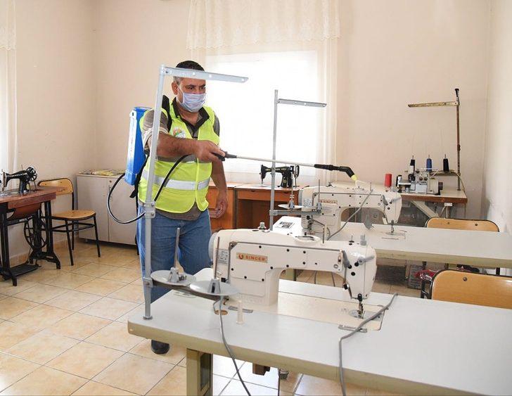 Toroslar Belediyesi, kurs merkezlerini dezenfekte etti G4