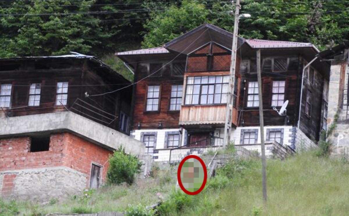 Rize'de karacalar mahalleye kadar indi