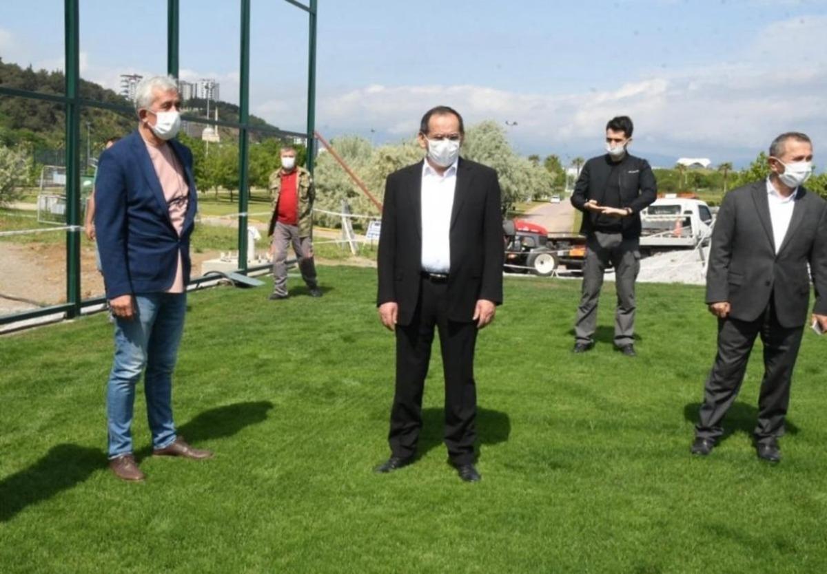 Başkan Demir, &ccedil;alışmaları yerinde inceledi