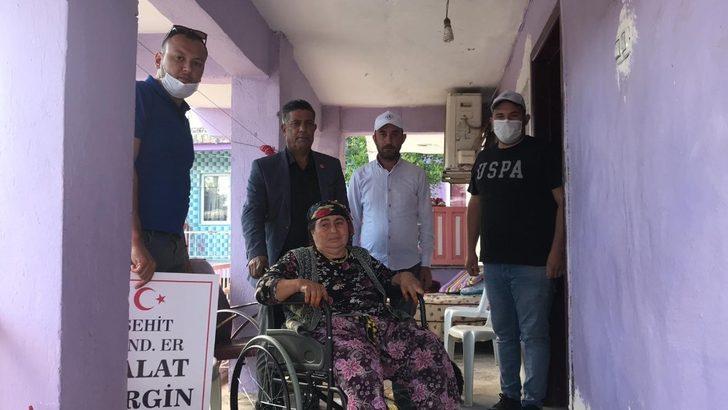 Şehit annesi tekerlekli sandalyeye kavuştu G3