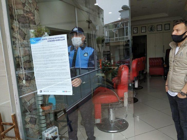 Kartal’daki berber, kuaför ve güzellik merkezlerine zabıta denetimi G2