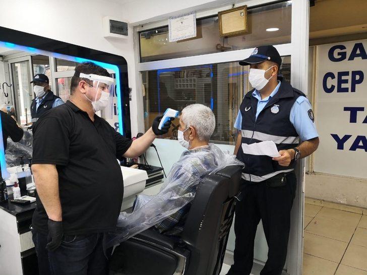 Kartal’daki berber, kuaför ve güzellik merkezlerine zabıta denetimi G4