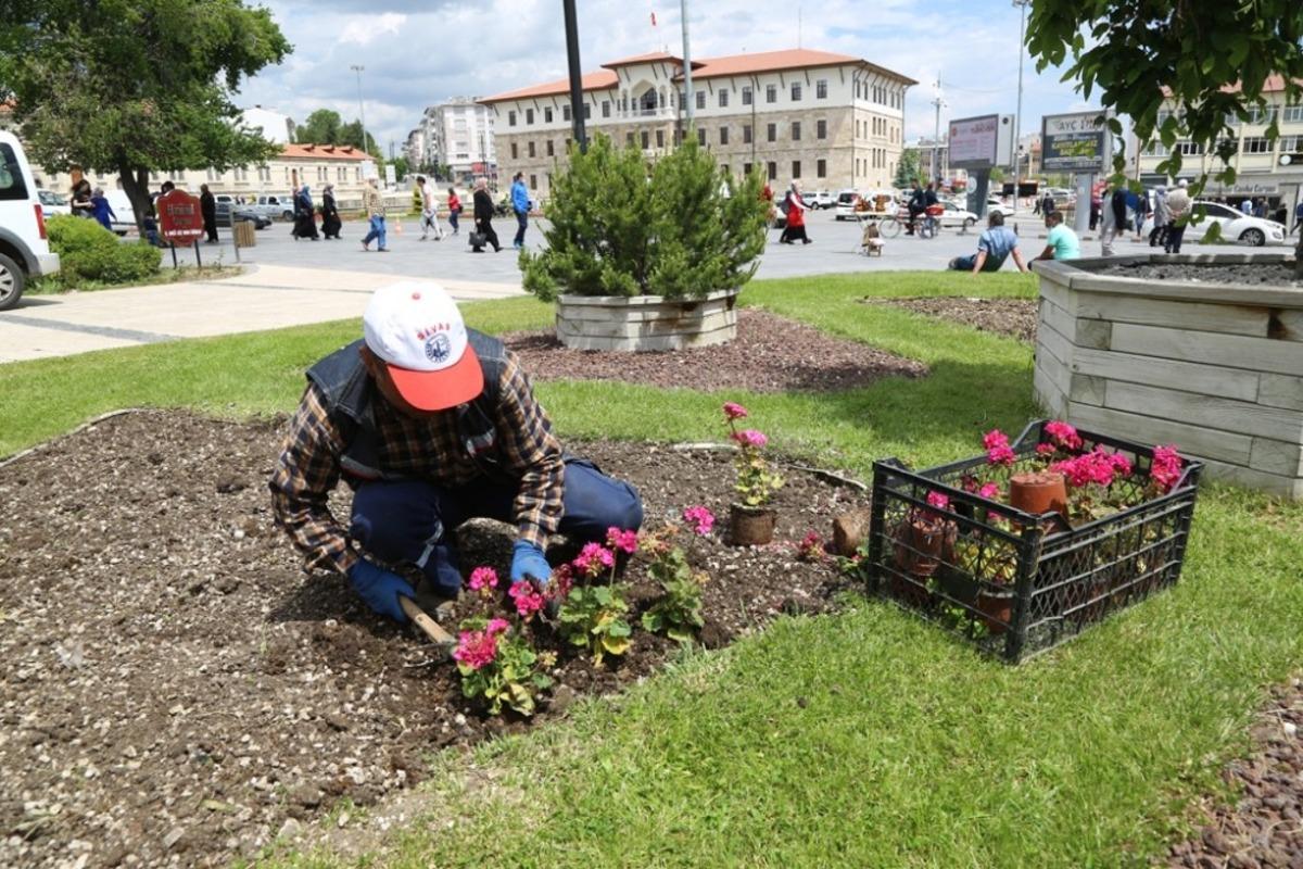 Sivas&rsquo;ta yeşil alanlar genişliyor
