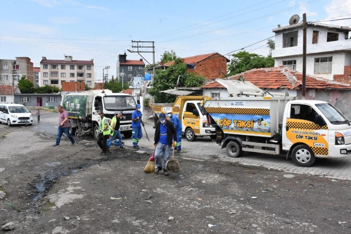 Edremit Belediyesi&rsquo;nden geniş kapsamlı temizlik