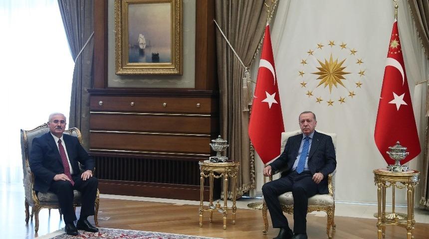 Cumhurbaşkanı Erdoğan Yargıtay Başkanı Akarca’yı kabul etti