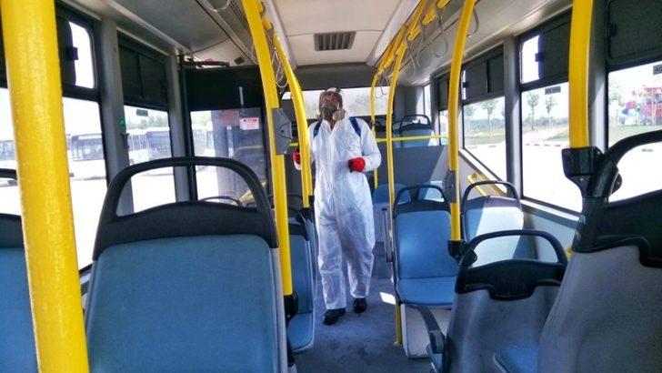 Toplu taşımada dezenfeksiyon sürüyor G1