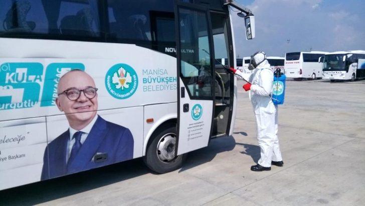 Toplu taşımada dezenfeksiyon sürüyor G2