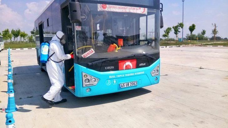 Toplu taşımada dezenfeksiyon sürüyor G3
