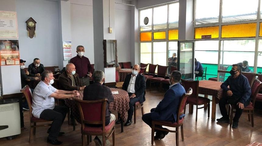 Başkan S&ouml;ğ&uuml;t&rsquo;ten yeniden hizmete başlayan esnafa ziyaret