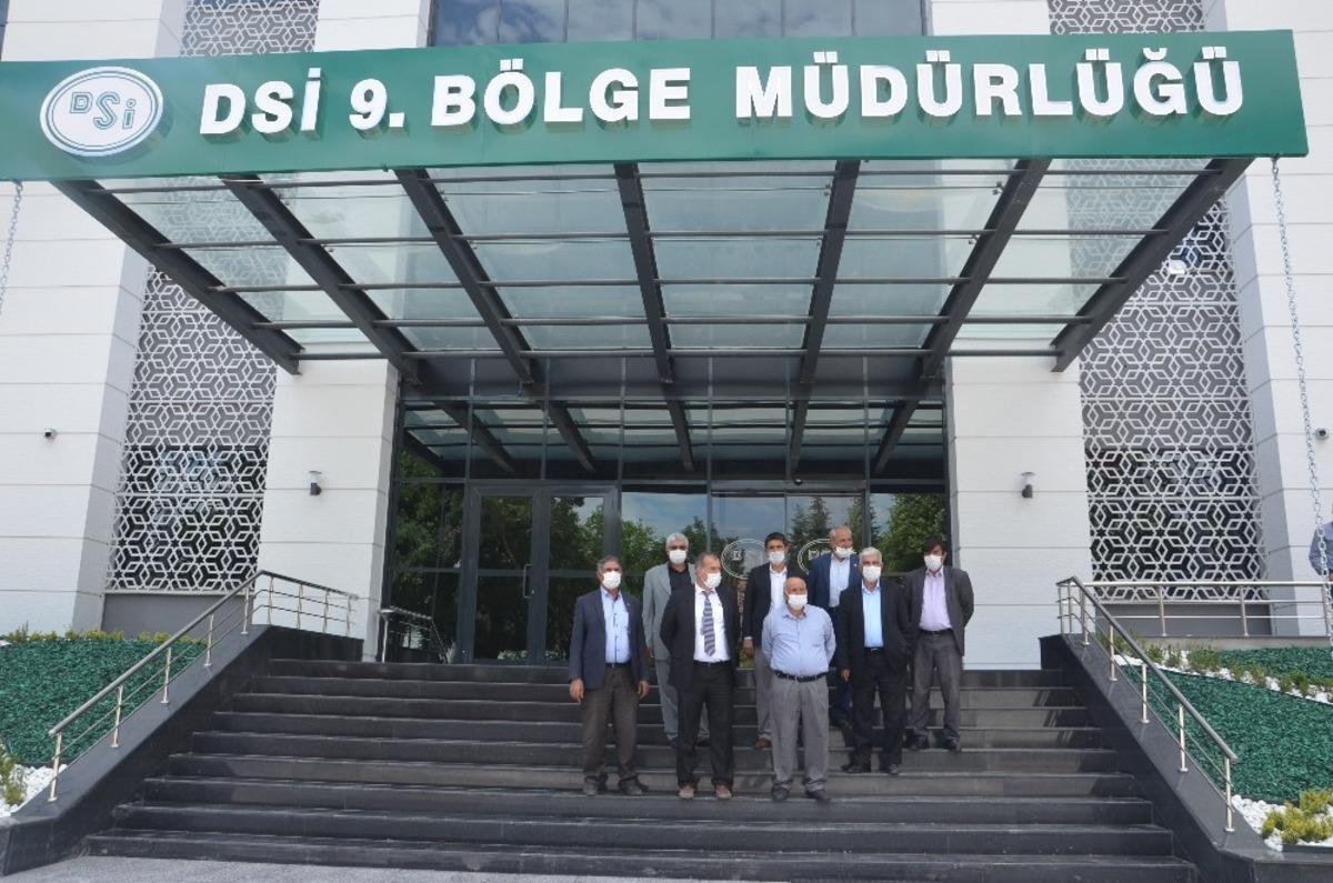 Malatyalı muhtarlardan DSİ B&ouml;lge M&uuml;d&uuml;rl&uuml;ğ&uuml;ne ziyaret