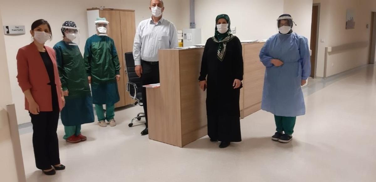 Başhekim Bilgin&rsquo;den korona hastalarına moral