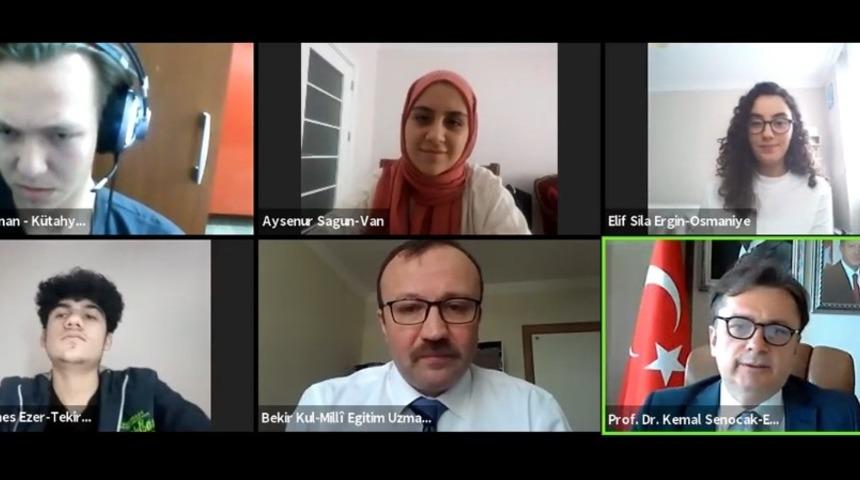 ESOG&Uuml; Rekt&ouml;r&uuml; Prof. Dr. Kemal Şenocak &uuml;niversite adayları ile buluştu