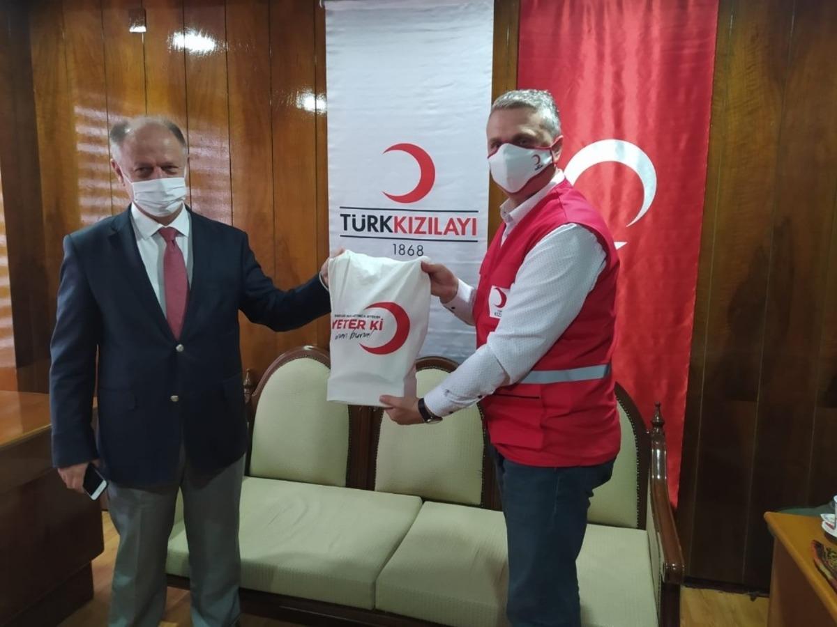 Kaymakam &Ccedil;orumluoğlu Kızılay&rsquo;a teşekk&uuml;r etti
