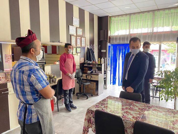 Kaymakam iş yerlerini denetledi G3