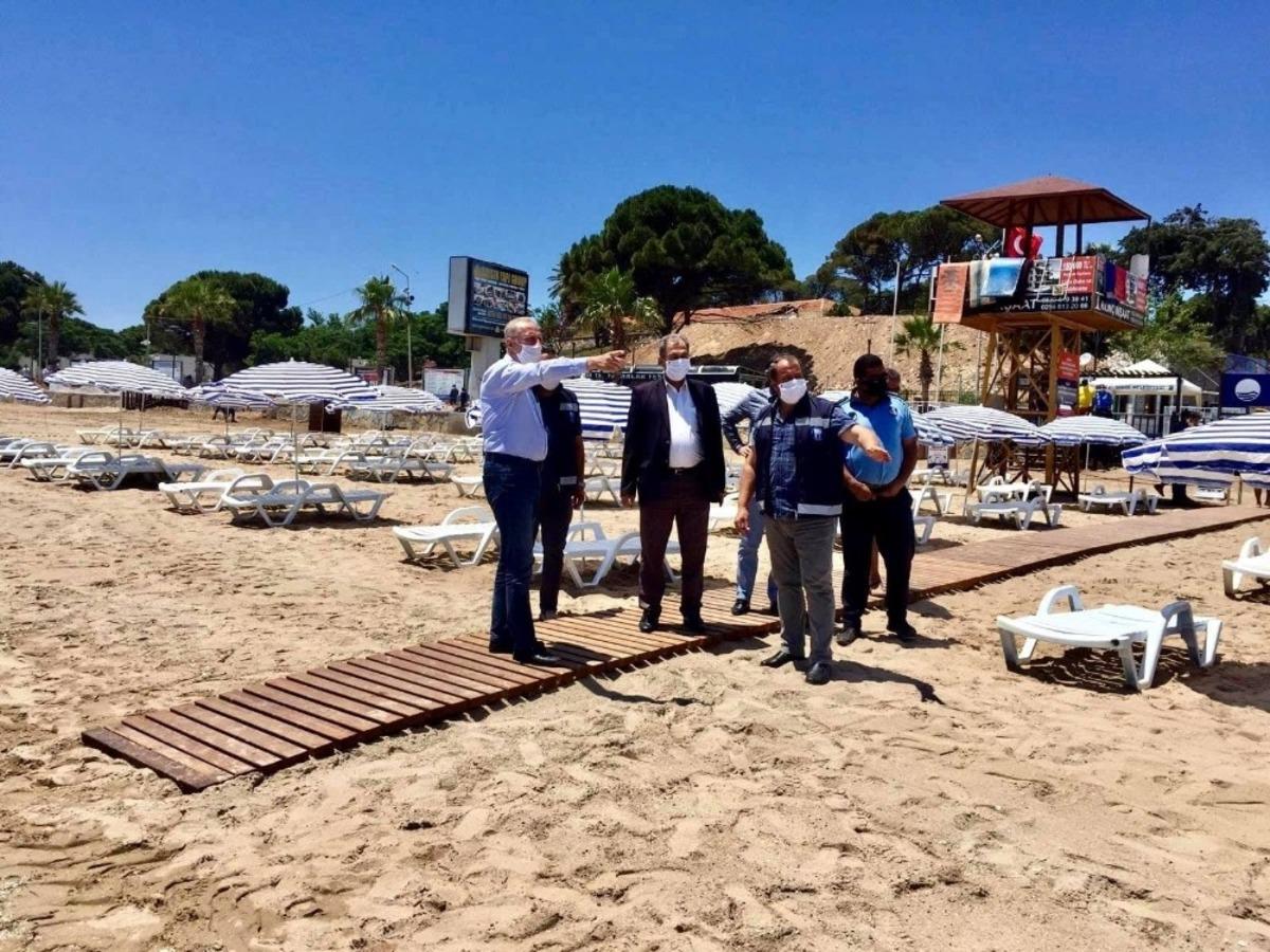 Başkan Atabay &ccedil;alışmaları yerinde denetledi