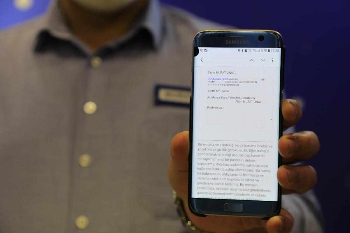 Hesabına yanlışlıkla 20 bin TL yattı, anında iade etti