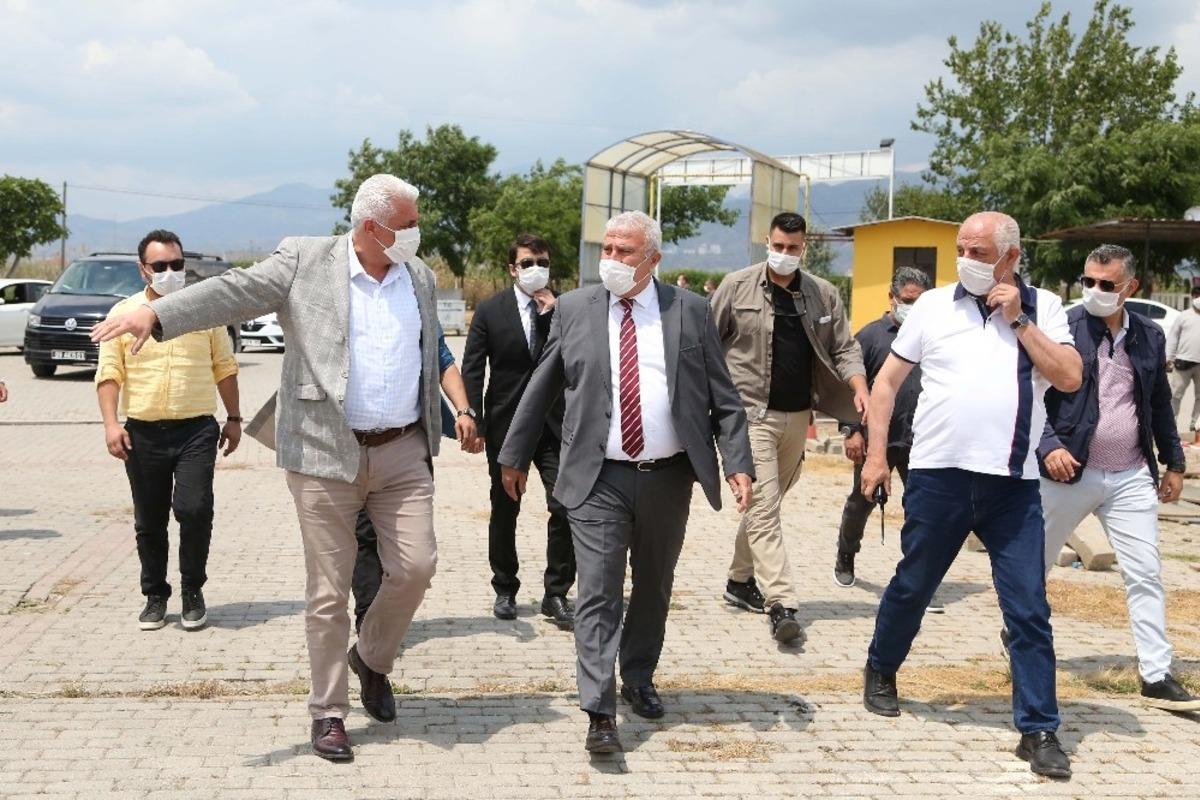 Başkan Atay &ccedil;alışmaları yerinde denetledi