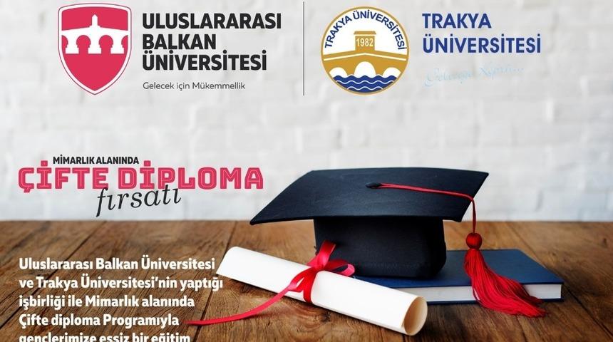 Trakya &Uuml;niversitesi ve Uluslararası Balkan &Uuml;niversitesi&rsquo;nin 2+2 ortak lisans programı mimarlık b&ouml;l&uuml;m&uuml; yeni &ouml;ğrencilerini bekliyor