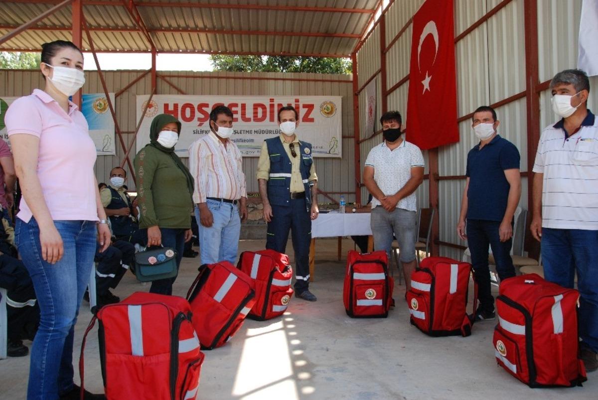 G&ouml;n&uuml;ll&uuml; yangıncılar ilk tatbikatlarını yaptı