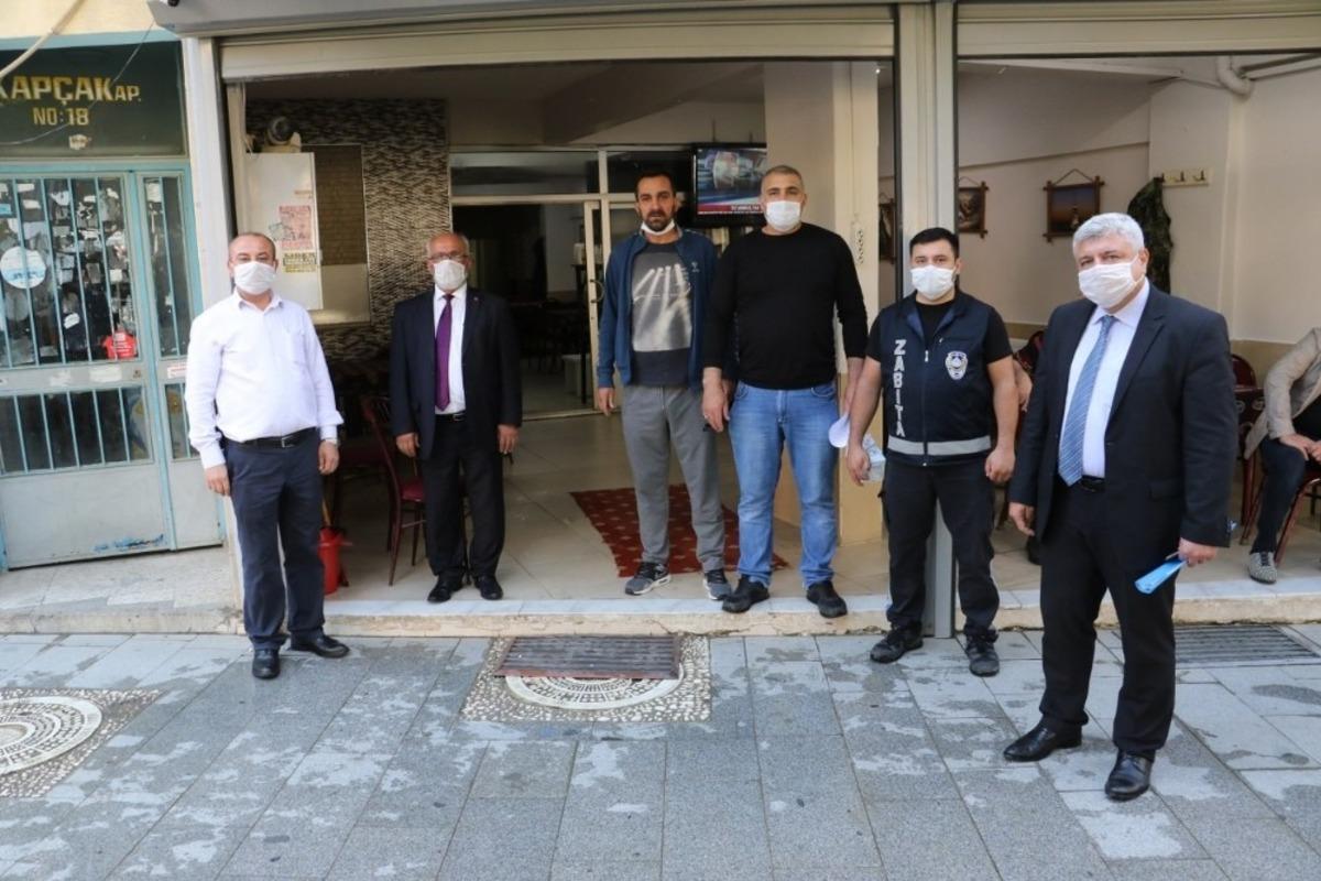 B&uuml;y&uuml;kşehir ve Kahveciler Odası esnafı bilgilendirdi