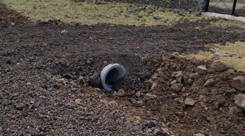 Bağlar&rsquo;da yol yapım &ccedil;alışmaları s&uuml;r&uuml;yor