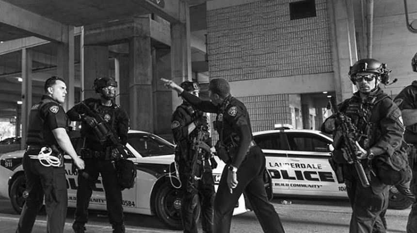 Kadın polis memuru meslektaşına meydan okudu!