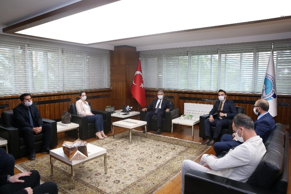Mimarlar Odası&rsquo;ndan Başkan B&uuml;y&uuml;kkılı&ccedil;&rsquo;a ziyaret
