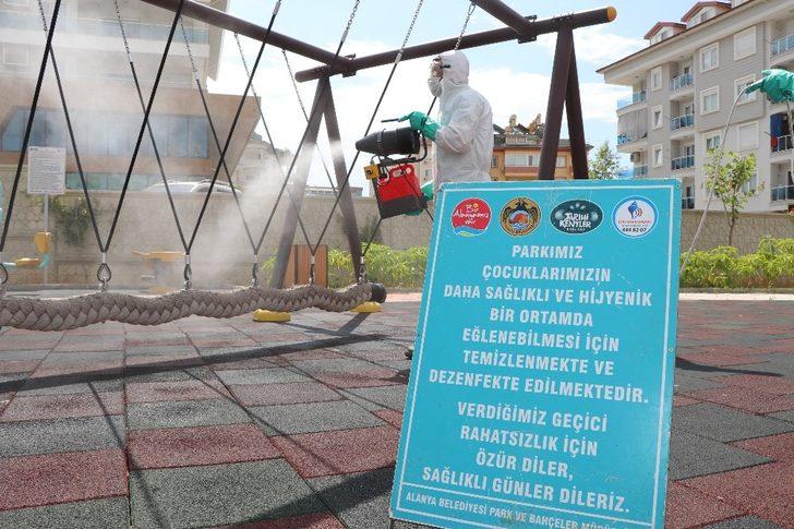 Alanya’da parklar çocuklar ve gençler için hazırlanıyor G2
