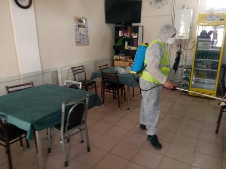 Ergene’de kahvehane ve çay ocakları dezenfekte edildi G1